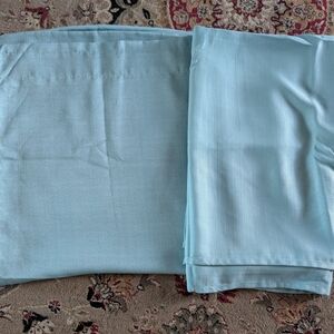 Elegant Light Blue Curtains